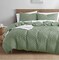 Nestl Bedding Tufted Duvet Cover Set with Quilted Down Alternative Comforter Insert